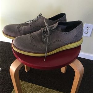 Grey Cole Haan Lunargrand oxfords